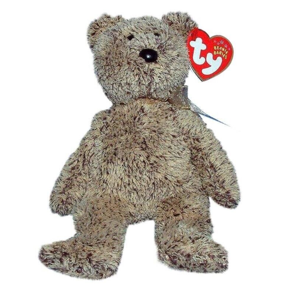 TY Beanie Baby - HARRY the Bear (8 inch) - MWMT's Stuffed Animal Toy